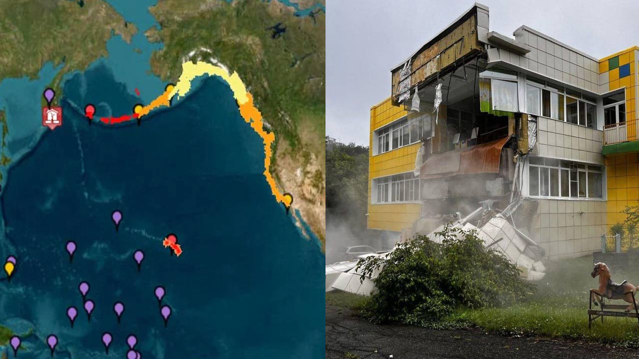 Tsunami Hits Russian Coast