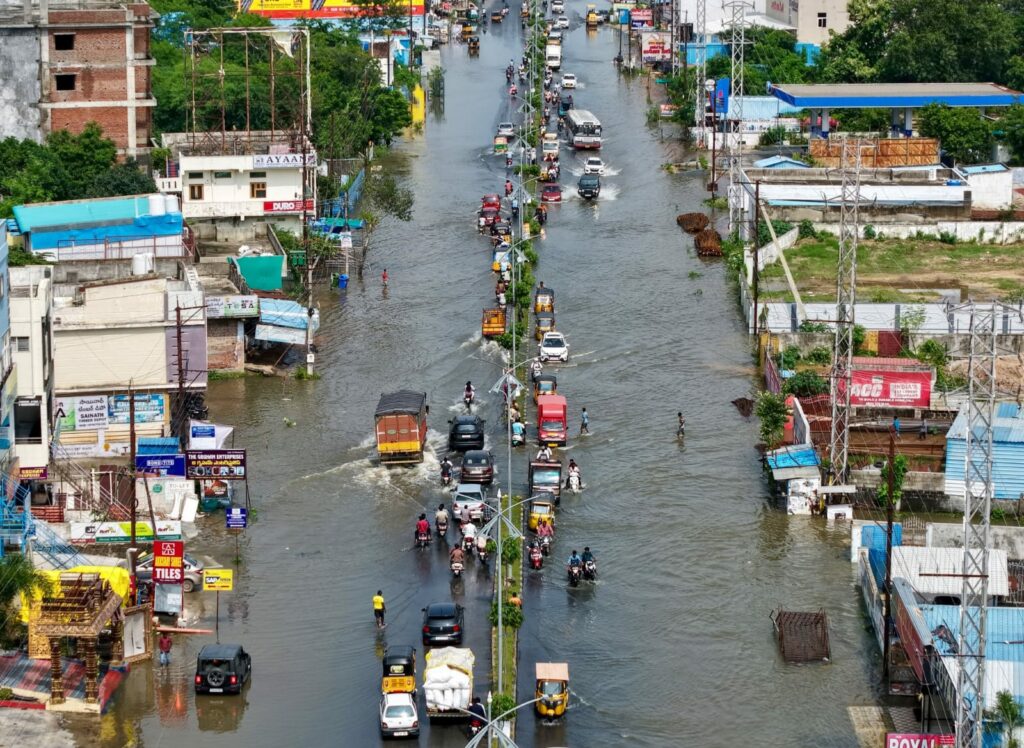 Cyclone Montha Submerges Warangal