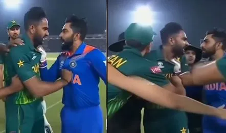 Ind vs Pak Cricketers Fight
