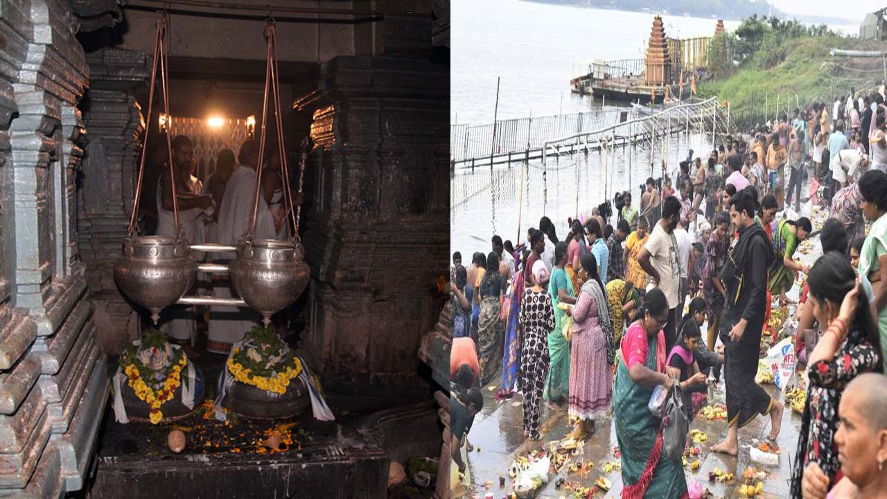 Rush At Temples On Karthika Somavaram