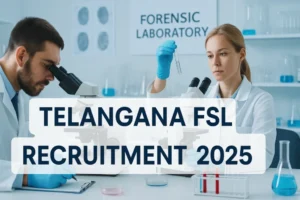 TG FSL Recruitment 2025: తెలంగాణ ఫోరెన్సిక్ సైన్స్ లాబొరేటరీలో ఉద్యోగాలు…