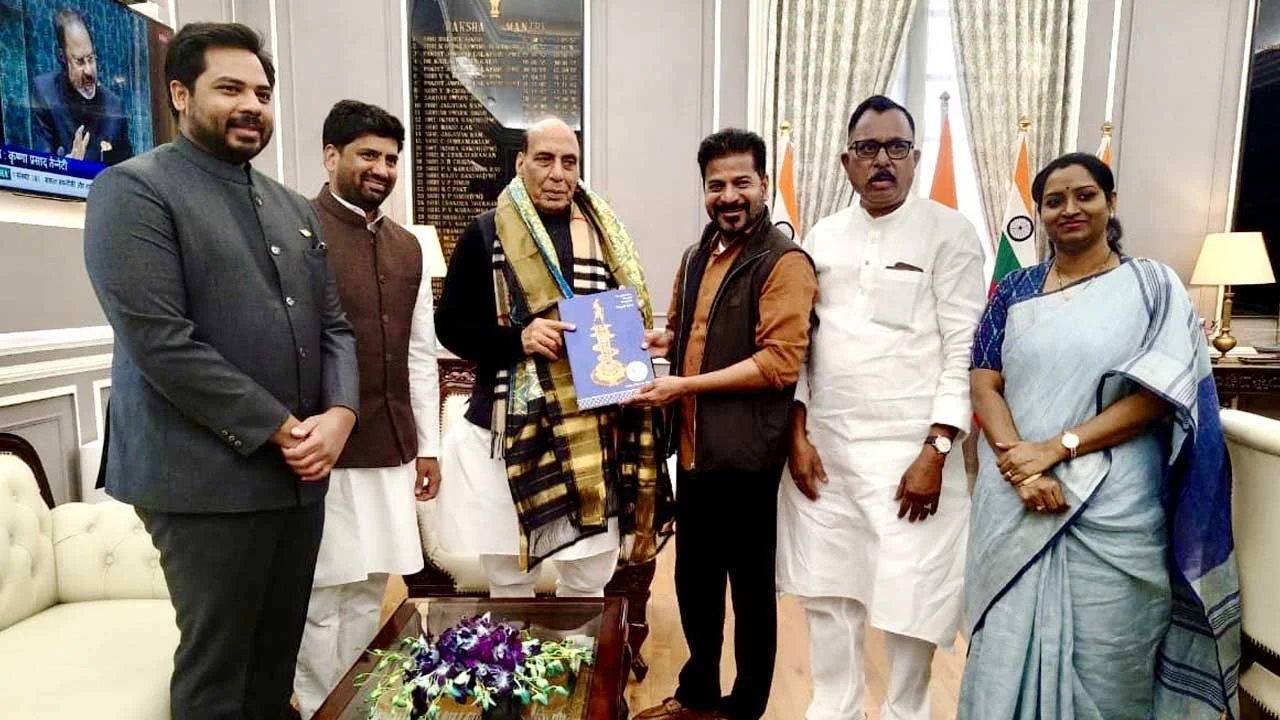 CM Revanth Reddy Meets Rajnath Singh