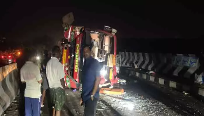 Bus Accident Private Travels Bus
