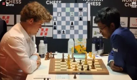 Praggnanandhaa Beat Magnus Carlsen