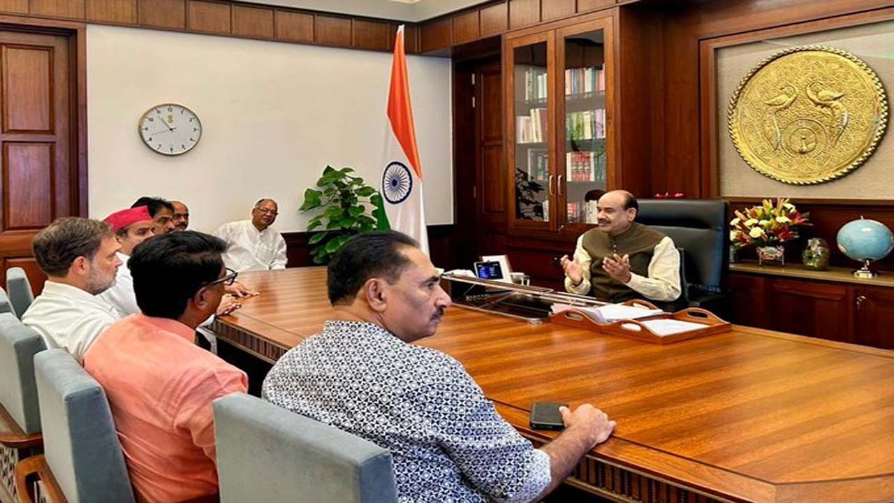 Rahul Gandhi Meets Lok Sabha Speaker