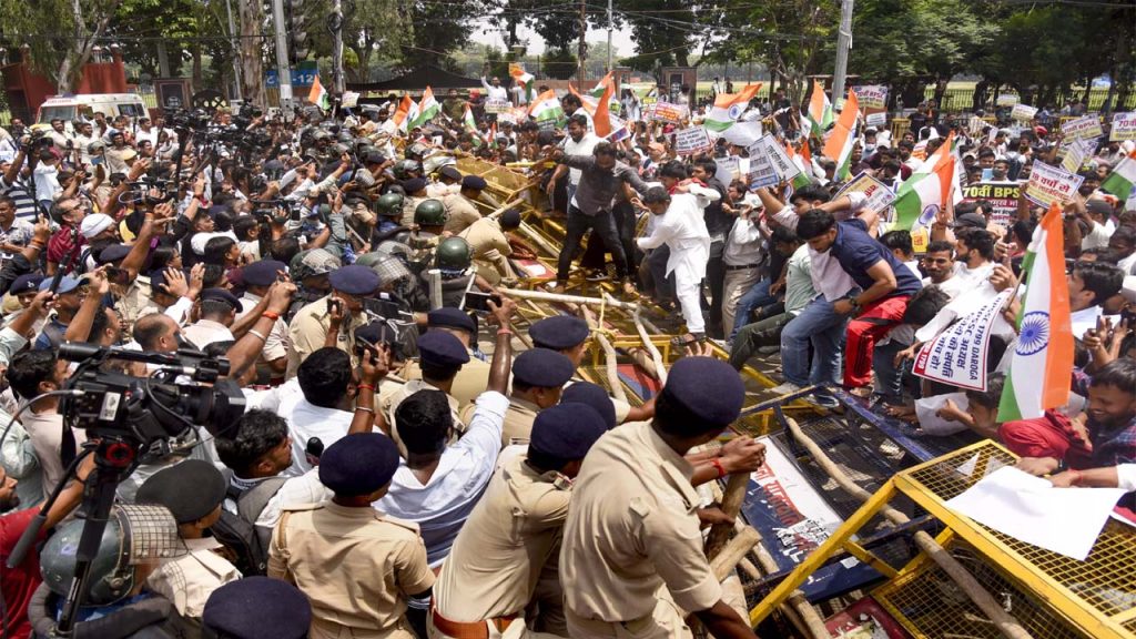 70th Exam Candidates Protest
