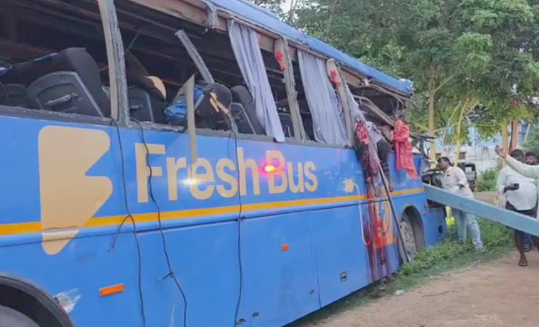 Suryapet Bus Accident