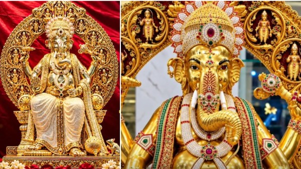 Hyderabad Gold Ganesh Idol