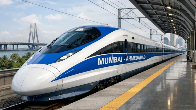 Mumbai Ahmedabad Bullet Train