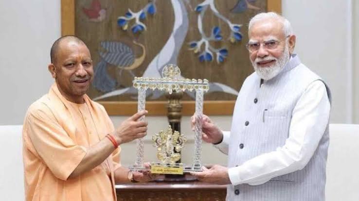 Yogi-Modi Meeting