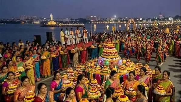 Tank Bund Saddula Bathukamma Celebrations